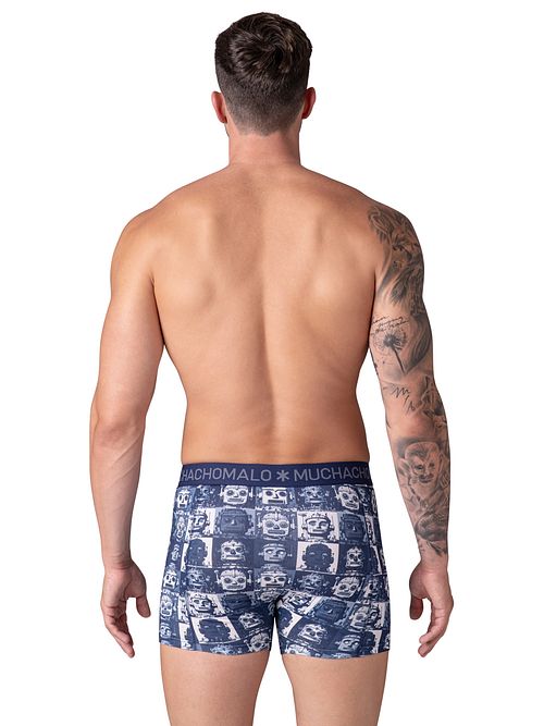 Muchachomalo Boxershorts 3-Pack Robot Heads Model / Achterkant