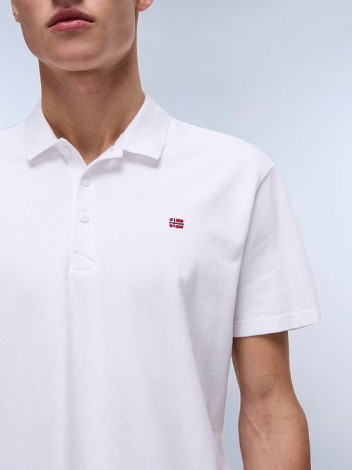 Napapijri Ealis Polo Shirt White Model / Detail