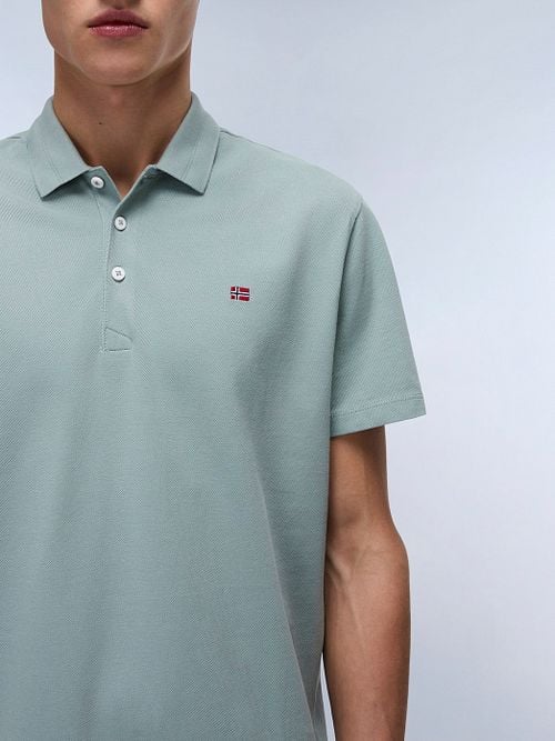 Napapijri Ealis Polo Shirt Light Green Model / Detail