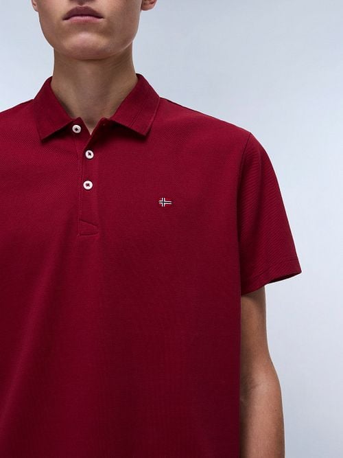 Napapijri Ealis Polo Shirt Red Model / Detail