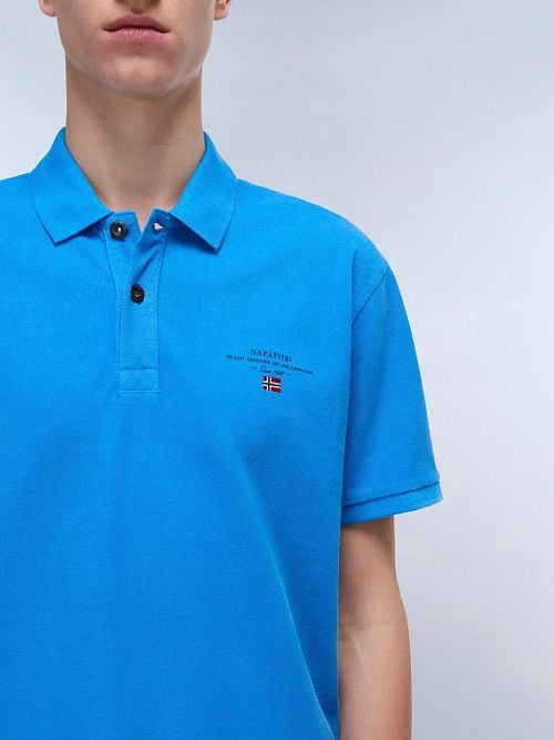 Napapijri Polo Elbas French Blue Model / Detail