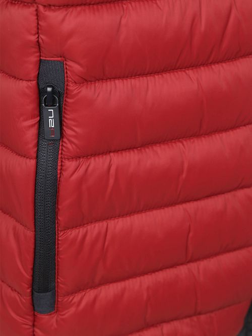 NZA Bodywarmer Hooded Puffer Cherry Red Product / Detail