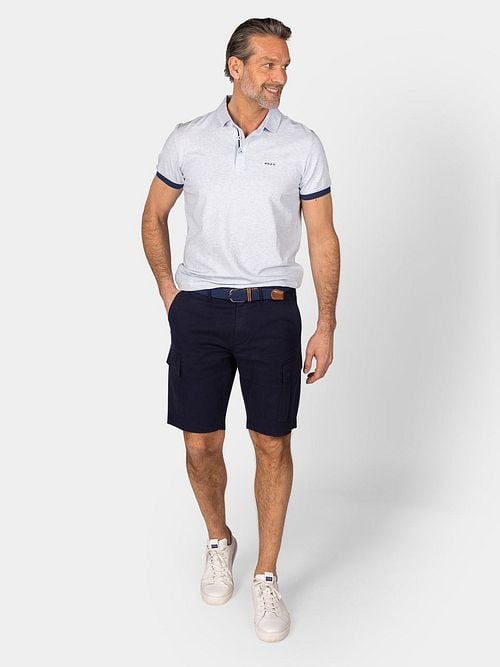 NZA Polo Briggs Bleu pastel Model / Voorkant