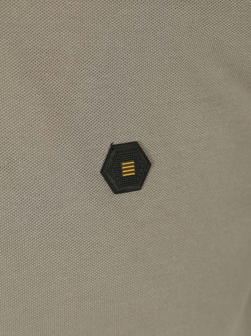 No Excess Half Zip Poloshirt Piqué Grün Product / Detail