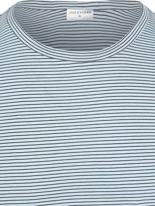 No Excess Stripes T-Shirt Light Blue Product / Detail