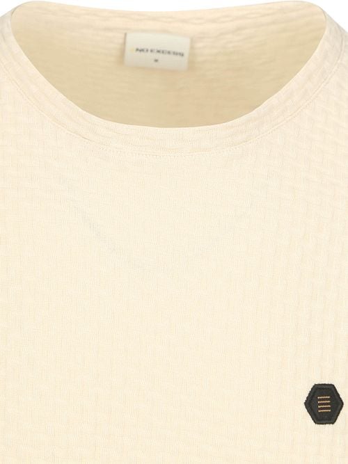 No-Excess T-Shirt Jacquard Ecru Product / Detail