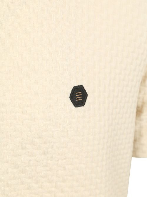 No-Excess T-Shirt Jacquard Ecru Product / Detail