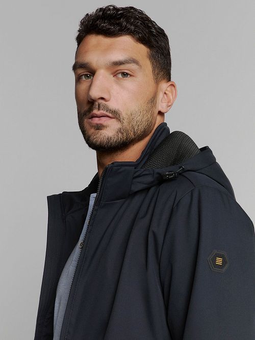 No Excess Veste Hood Marine Model / Voorkant