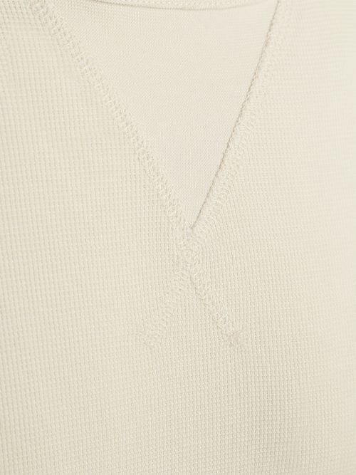 Scotch and Soda Longsleeve Waffle T-Shirt Ecru Product / Detail