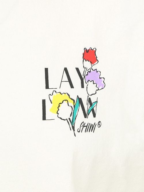 Shiwi T-Shirt Finn Sketched Flowers Off White Product / Detail