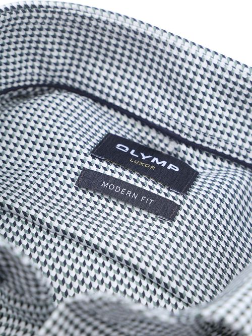 Olymp Chemise Luxor Impression Structura Vert Product / Detail