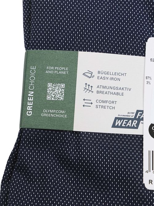 Olymp Level 5 Shirt Pinpoint Navy Product / Detail