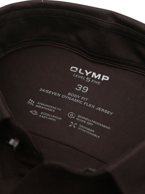 OLYMP Overhemd Level 5 24/Seven Bruin Product / Detail