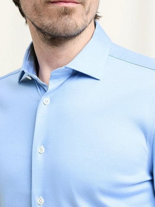 OLYMP Signature Hemd Jersey Hellblau Product / Detail