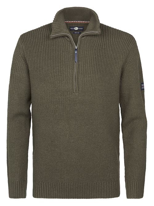 Petrol Half Zip Pullover Army Green Product