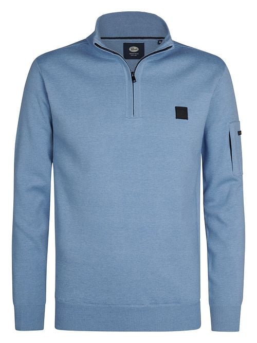 Petrol Half-Zip Sweater Aspen Blue Product