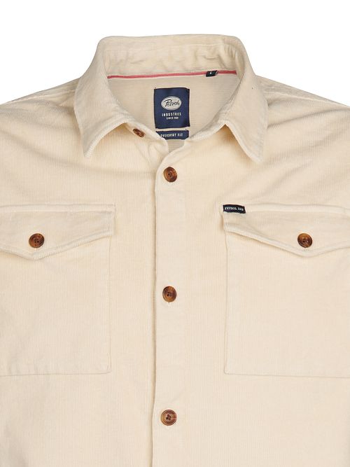 Petrol Shirt Corduroy Beige Product / Detail