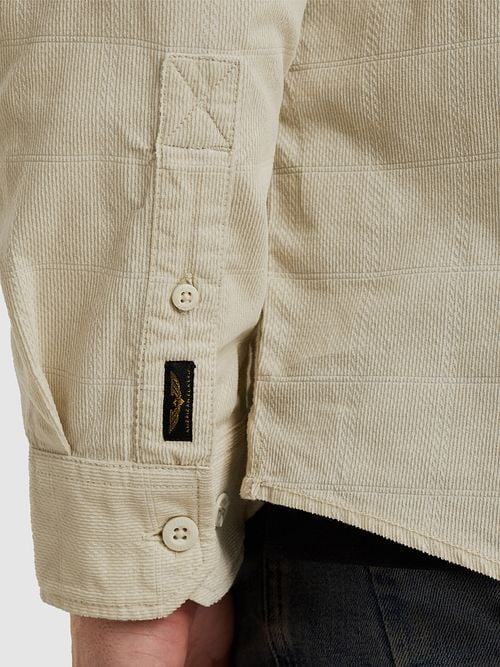 PME Legend Overshirt Fine Corduroy Ecru