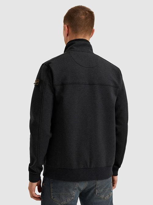 PME Legend Cardigan Interlock Navy Model / Achterkant