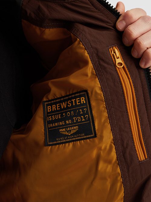 PME Legend Jacke Brewster Braun Model / Detail