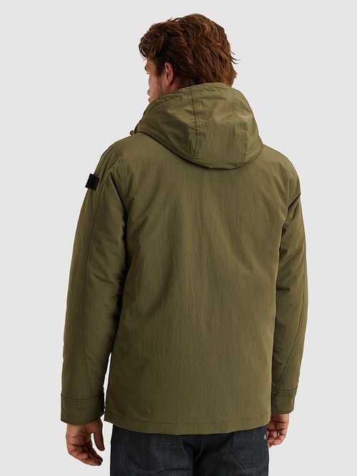 PME Legend Jacke Snowpack Icon 2.0 Olivgrün Model / Achterkant