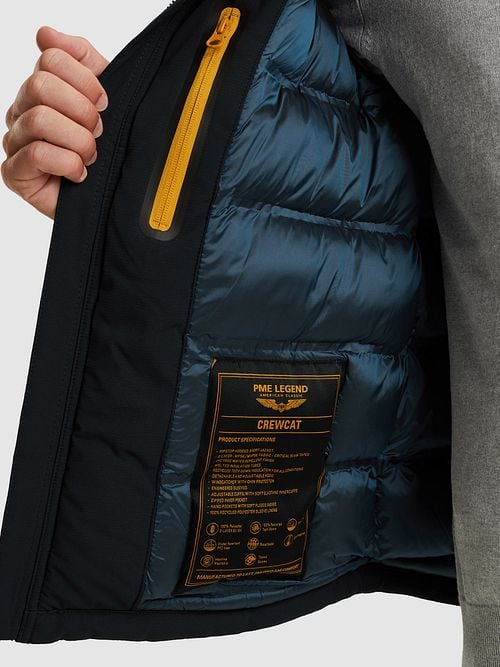 PME Legend Jacket Crewcat Navy Model / Detail