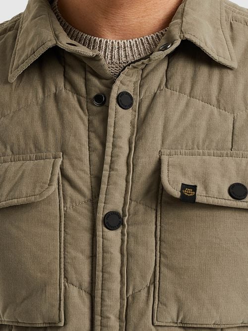 PME Legend Jacket Futurer Taupe Model / Detail