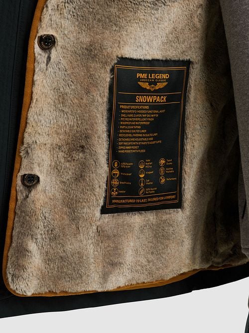 PME Legend Jacket Snowpack Icon 2.0 Navy Model / Detail