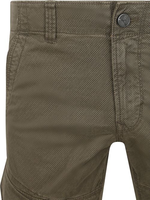 PME Legend Nordrop Cargo Trousers Micro Print Green Product / Detail