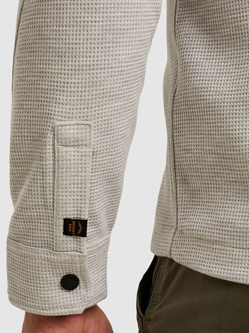 PME Legend Overshirt Jersey Waffle Grey