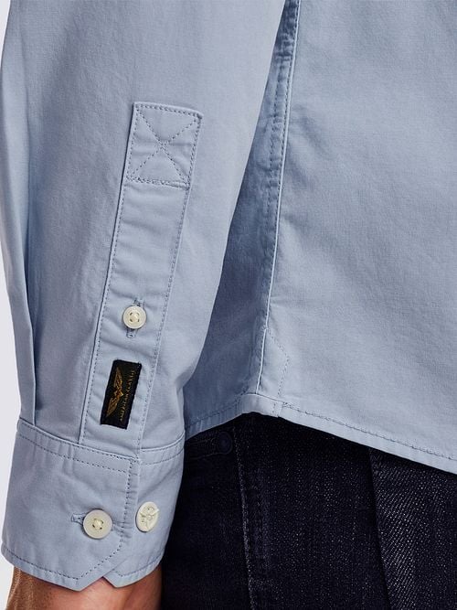 PME Legend American Classic Shirt Light Blue Model / Detail