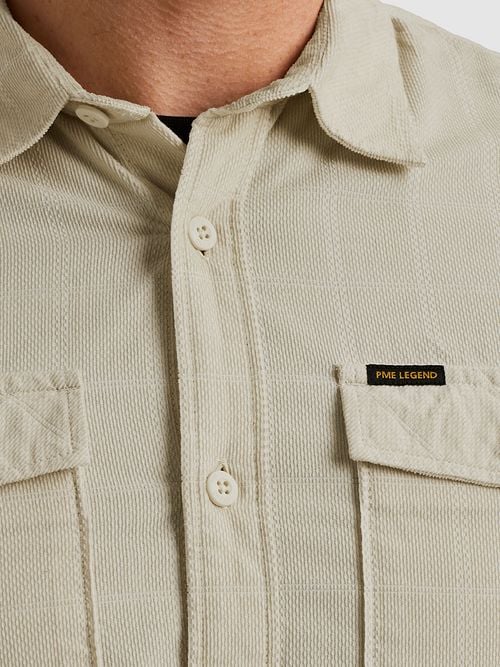 PME Legend Surchemise Fine Corduroy Ecru