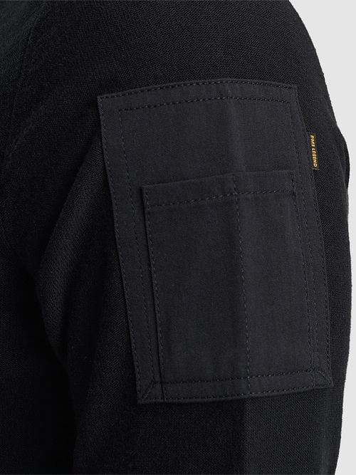 PME Legend American Classic Sweater Black Model / Detail