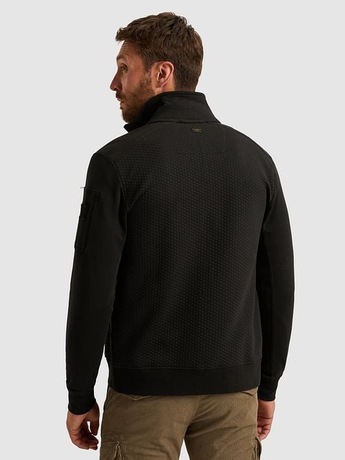 PME Legend Vest Jacquard Interlock Zwart