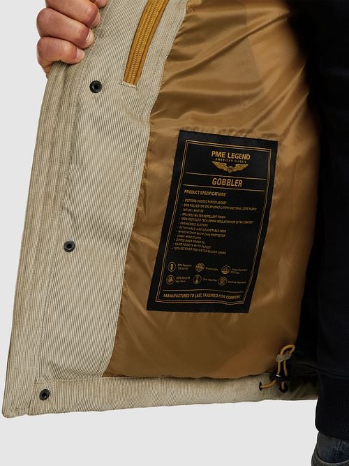 PME Legend Veste Gobbler Corduroy Beige