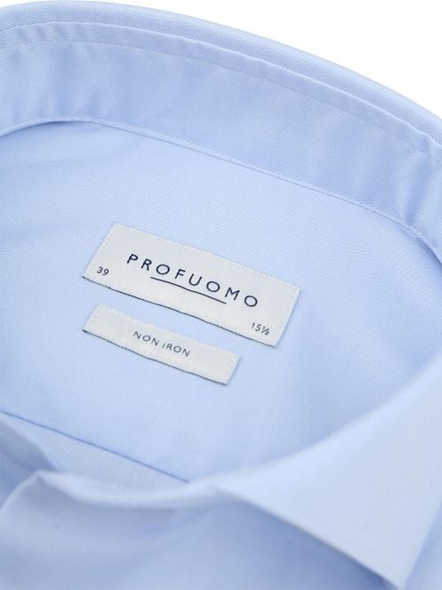 Profuomo Twill Shirt Light Blue Product / Detail