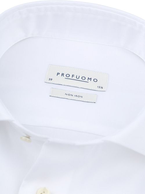 Profuomo Twill Shirt White Product / Detail