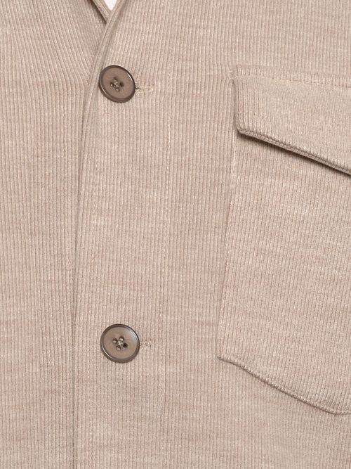 R2 Overshirt Ribcord Beige