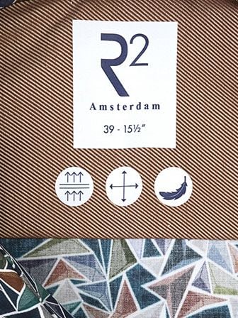 R2 Shirt Poplin Triangle Print Green Product / Detail