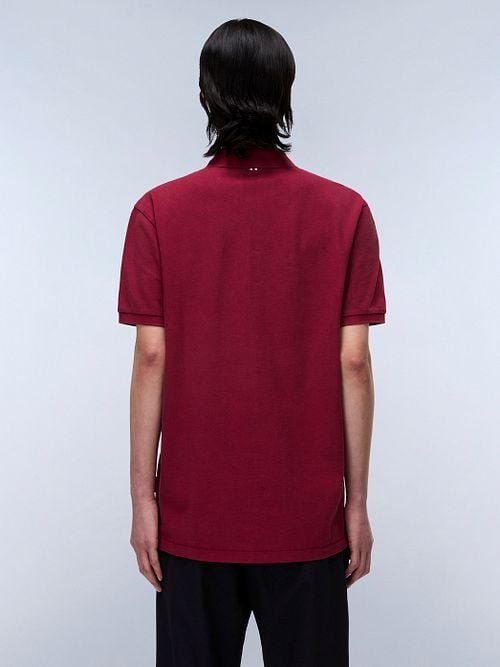 Napapijri Polo Elbas Red Model / Achterkant