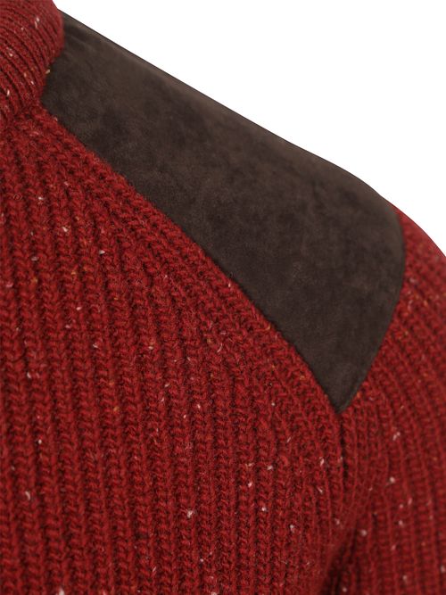Barbour Pullover Raisthorpe Lambswool Red Product / Detail