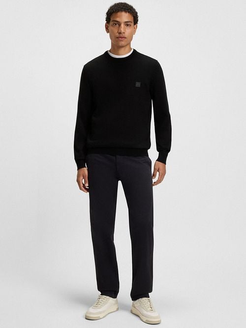 BOSS Pullover Kanovano Schwarz Model / Voorkant