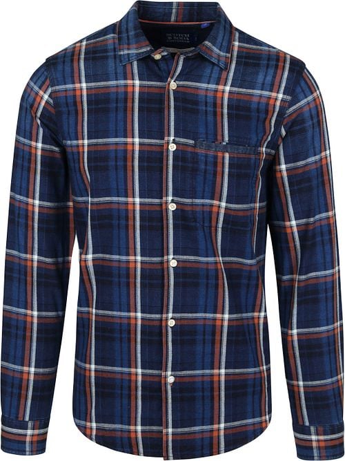 Scotch and Soda Shirt Blue Checkered Product