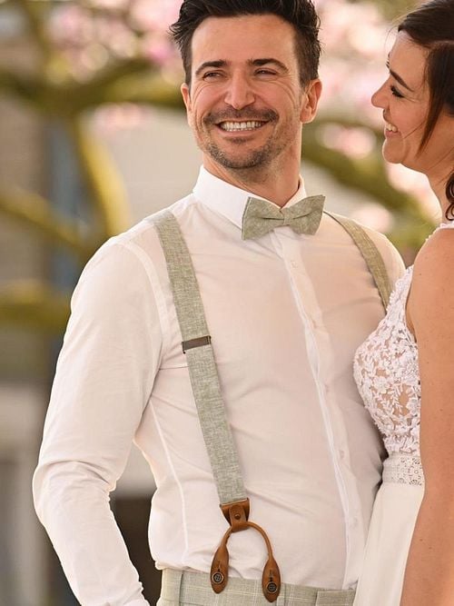 Sir Redman Bretels Combi Pack Linen Charming Chambré Olive Model / Voorkant