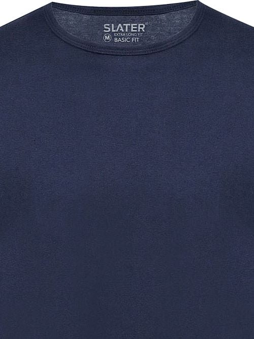 Slater 2-pack T-shirt Basic Extra Long O-neck Navy Product / Detail
