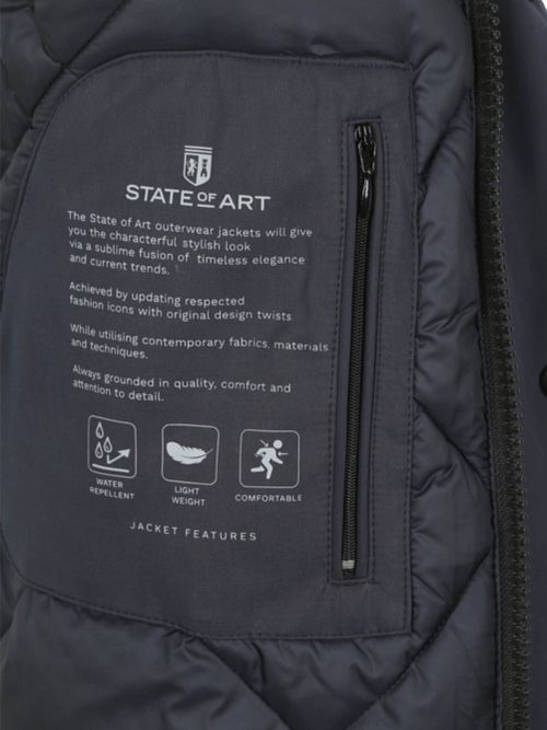State Of Art Wintermantel Navy