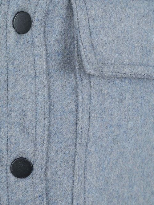 Suitable Overshirt Wool Blend Blue Product / Detail