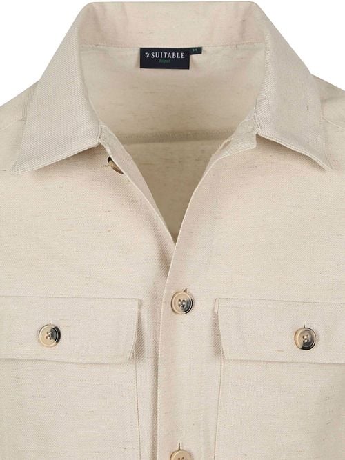 Suitable Drop Loop Overshirt Sand Product / Detail