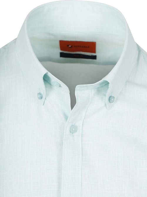 Suitable Hemd Cotton Slub Hellgrün Product / Detail