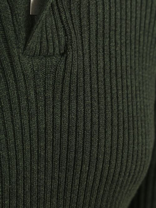 Suitable Mou Half Zip Pullover Dark Green Product / Detail